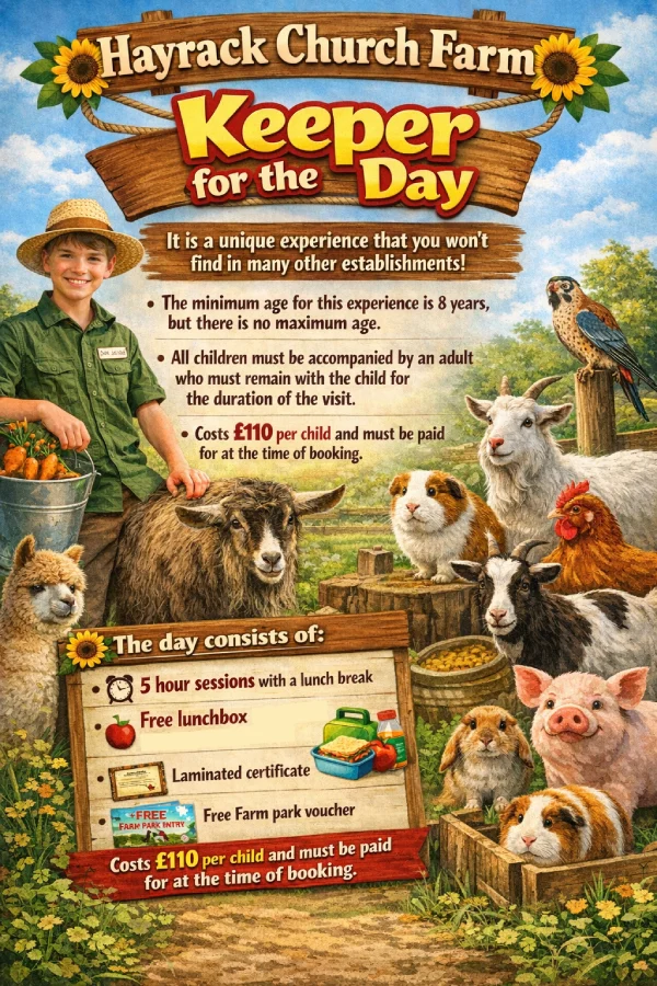 Keeper Experience Hayrack Farm Park